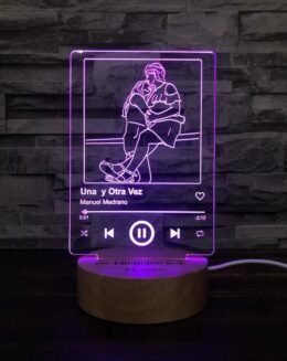 Spotify Song 3D Light Lamp RGB with Controller