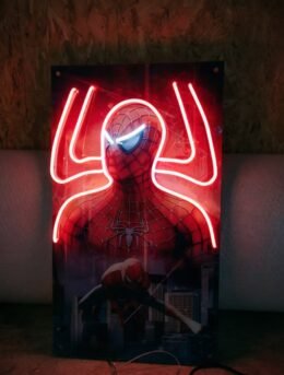 Spiderman UV Neon Sign