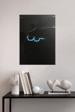 BMW M4 Coupe LED Light-Up Car Wall Art