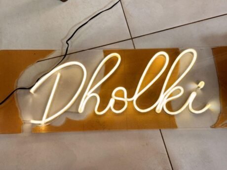 Custom Wedding Neon Sign_ Qabool Hai, Mehndi Ki Raat, Baat Pakki