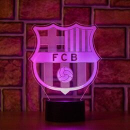 FC-Barcelona Edge Acrylic 3D Light Lamp