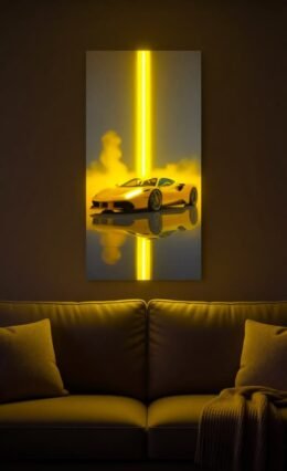 Lamborghini UV Neon Sign