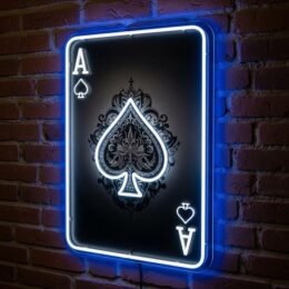 Ace of Spades Neon Sign