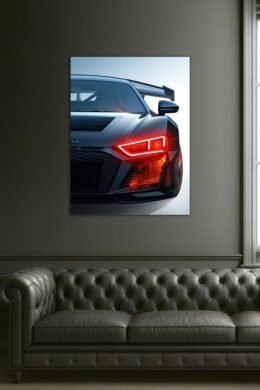 Audi R8 LED Light-Up Car Wall Art